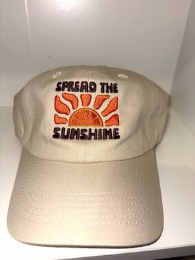 Sweetgreen Limited Edition Embroidered Beige Cotton Baseball Cap Hat